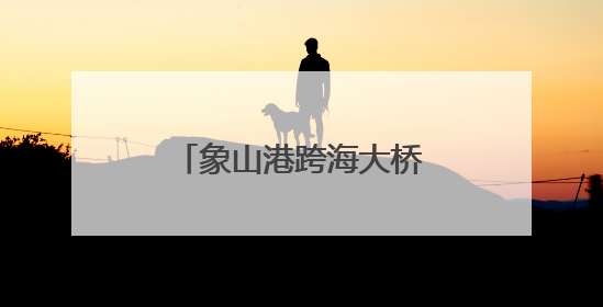 象山港跨海大桥双塔成功封顶