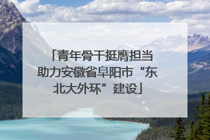 青年骨干挺膺担当 助力安徽省阜阳市“东北大外环”建设