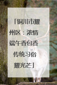 铜川市耀州区：浓情端午香包香 传统习俗耀光芒