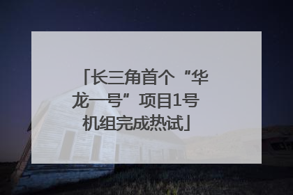 长三角首个“华龙一号”项目1号机组完成热试