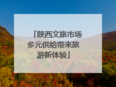 陕西文旅市场多元供给带来旅游新体验