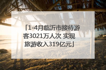 1-4月临沂市接待游客3021万人次 实现旅游收入319亿元
