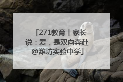 271教育丨家长说：爱，是双向奔赴@潍坊实验中学