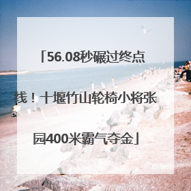 56.08秒碾过终点线！十堰竹山轮椅小将张园400米霸气夺金