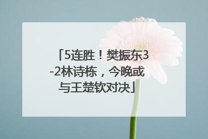 5连胜！樊振东3-2林诗栋，今晚或与王楚钦对决