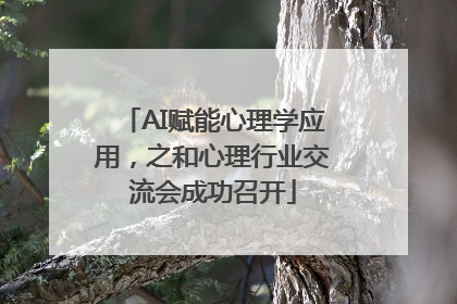 AI赋能心理学应用，之和心理行业交流会成功召开