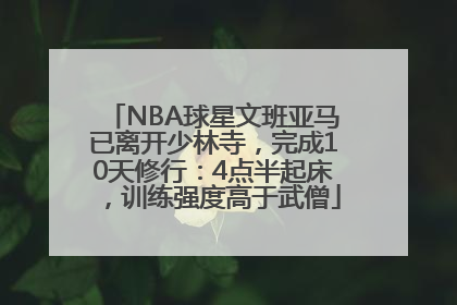 NBA球星文班亚马已离开少林寺，完成10天修行：4点半起床，训练强度高于武僧